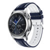 S.r8.5.22 Main Blue & White StrapsCo Silicone Rubber Watch Strap With Quick Release Compatible With Samsung Galaxy Watch Gear S3 Classic Frontier Gear Live