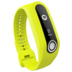 Tt.r4.11 Main Lime Green StrapsCo Silicone Rubber Watch Band Strap Compatible With TomTom Touch