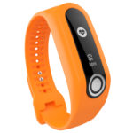 Tt.r4.12 Main Orange StrapsCo Silicone Rubber Watch Band Strap Compatible With TomTom Touch