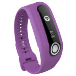 Tt.r4.18 Main Purple StrapsCo Silicone Rubber Watch Band Strap Compatible With TomTom Touch