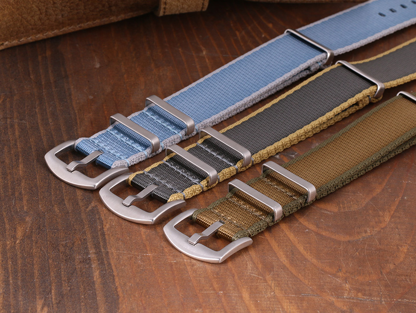 History Of The Nato Strap Modern Creative Blue Brown Grey