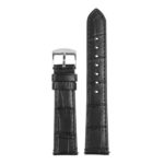 St20.1 Up Black Ladies Crocodile Leather Watch Band Strap