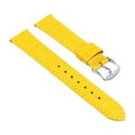 St20.10 Angle Yellow Ladies Crocodile Leather Watch Band Strap