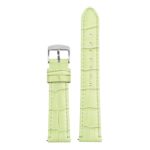 St20.11a Up Light Green Ladies Crocodile Leather Watch Band Strap