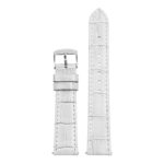 St20.22 Up White Ladies Crocodile Leather Watch Band Strap