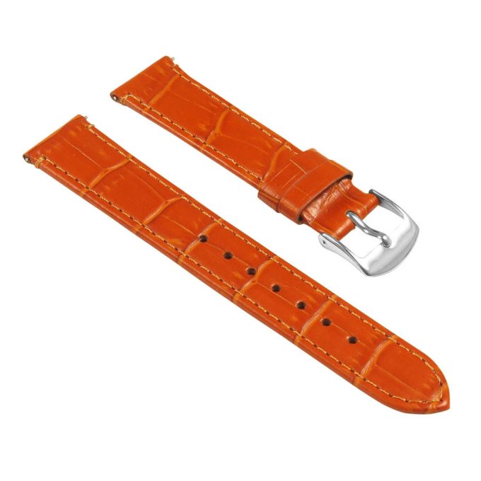St20.3 Angle Tan Ladies Crocodile Leather Watch Band Strap