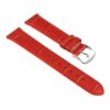 St20.6 Angle Red Ladies Crocodile Leather Watch Band Strap