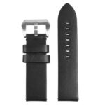 St24.1 Up Black Heavy Duty Leather Watch Band Strap
