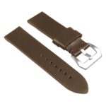 St24.2 Angle Brown Heavy Duty Leather Watch Band Strap