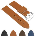 St24.3 Gallery Tan Heavy Duty Leather Watch Band Strap