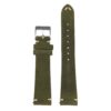 St28.11 Upright Suede Watch Strap In Green