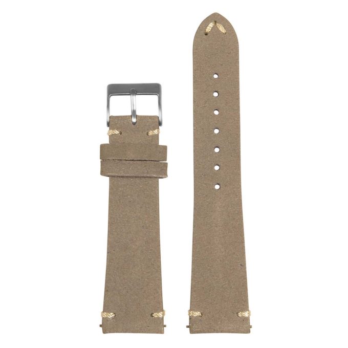 St28.7 Upright Suede Watch Strap In Grey