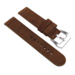 St29.2 Angle Brown Heavy Duty Suede Watch Strap