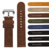 St29.2 Gallery Brown Heavy Duty Suede Watch Strap