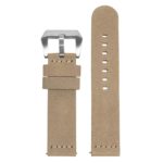 St29.7 Up Grey Heavy Duty Suede Watch Strap