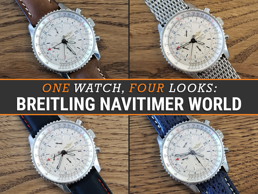 One Watch Four Looks Breitling Navitimer World Main Header