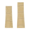 Rx.l1.3 Main Beige StrapsCo Crocodile Embossed Leather Watch Band Strap Compatible With Daytona