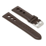 X4.2.2 Angle Brown StrapsCo Water Resistant Leather Rally Watch Band Strap 18mm 20mm 22mm