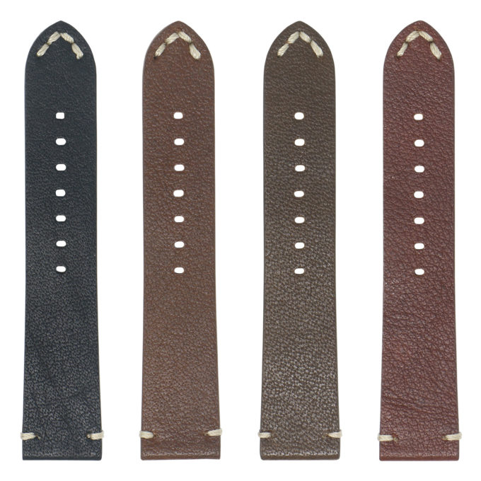 X9 All Colors StrapsCo Hand Stitched Textured Leather Watch Band Strap 20mm 22mm 24mm