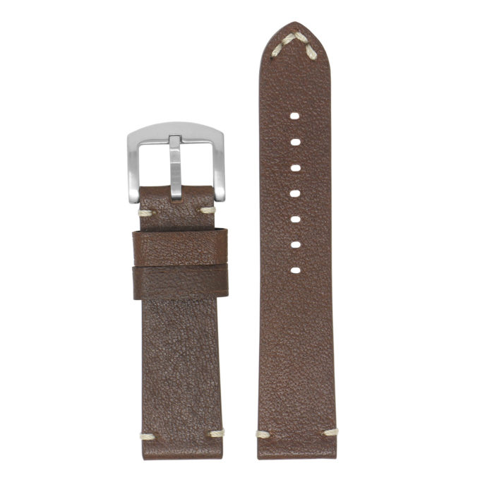 X9.11 Up Brown StrapsCo Hand Stitched Textured Leather Watch Band Strap 20mm 22mm 24mm