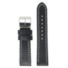 Df3.1 Main Black StrapsCo Vintage Leather Watch Band Strap Short Standard Extra Long