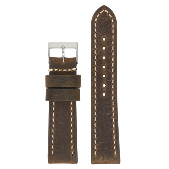 Df3.2 Main Classic Cigar Brown StrapsCo Vintage Leather Watch Band Strap Short Standard Extra Long