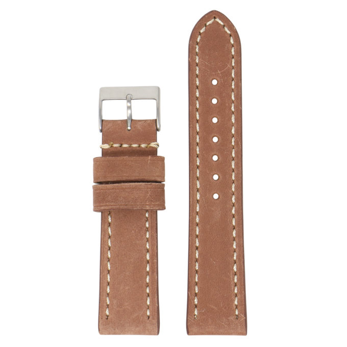 Df3.8 Main Oak Brown StrapsCo Vintage Leather Watch Band Strap Short Standard Extra Long