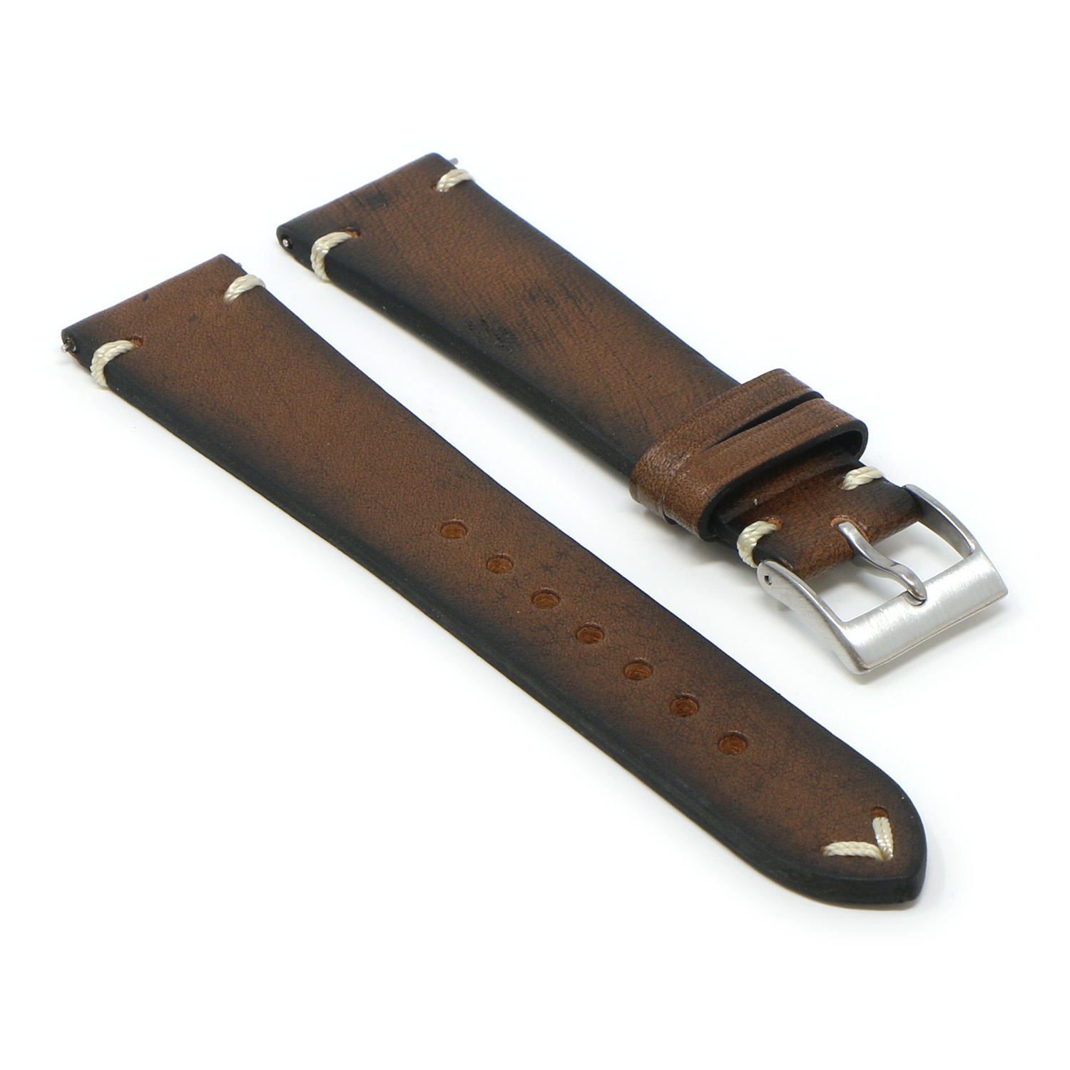 Vintage Watch Strap  Full Grain Italian Leather with Bund Pad – Jackson  Wayne Leather Goods