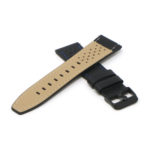 Fb.l23.1.5.mb Cross Black & Blue StrapsCo Perforated Leather Watch Band Strap For Fitbit Versa