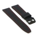 Fb.l23.1.6.mb Angle Black & Red StrapsCo Perforated Leather Watch Band Strap For Fitbit Versa