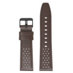 Fb.l23.2.mb Main Brown StrapsCo Perforated Leather Watch Band Strap For Fitbit Versa