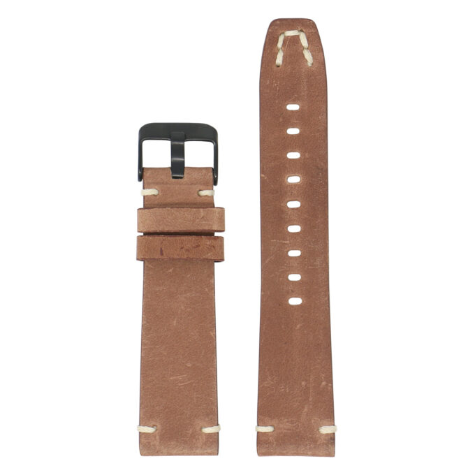 Fb.l26.8.mb Up Rust StrapsCo Vintage Hand Stitched Leather Watch Band Strap For Fitbit Versa
