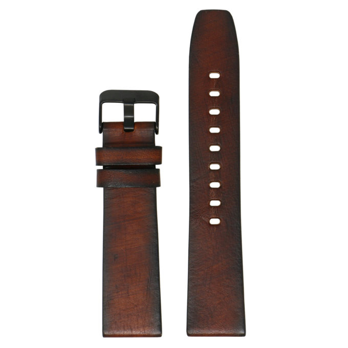 Fb.l27.2.mb Up Mahogany StrapsCo Antique Leather Watch Band Strap For Fitbit Versa