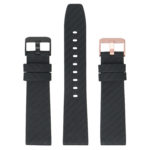 Fb.l28 All Colors StrapsCo Carbon Fiber Embossed Leather Watch Band Strap For Fitbit Versa