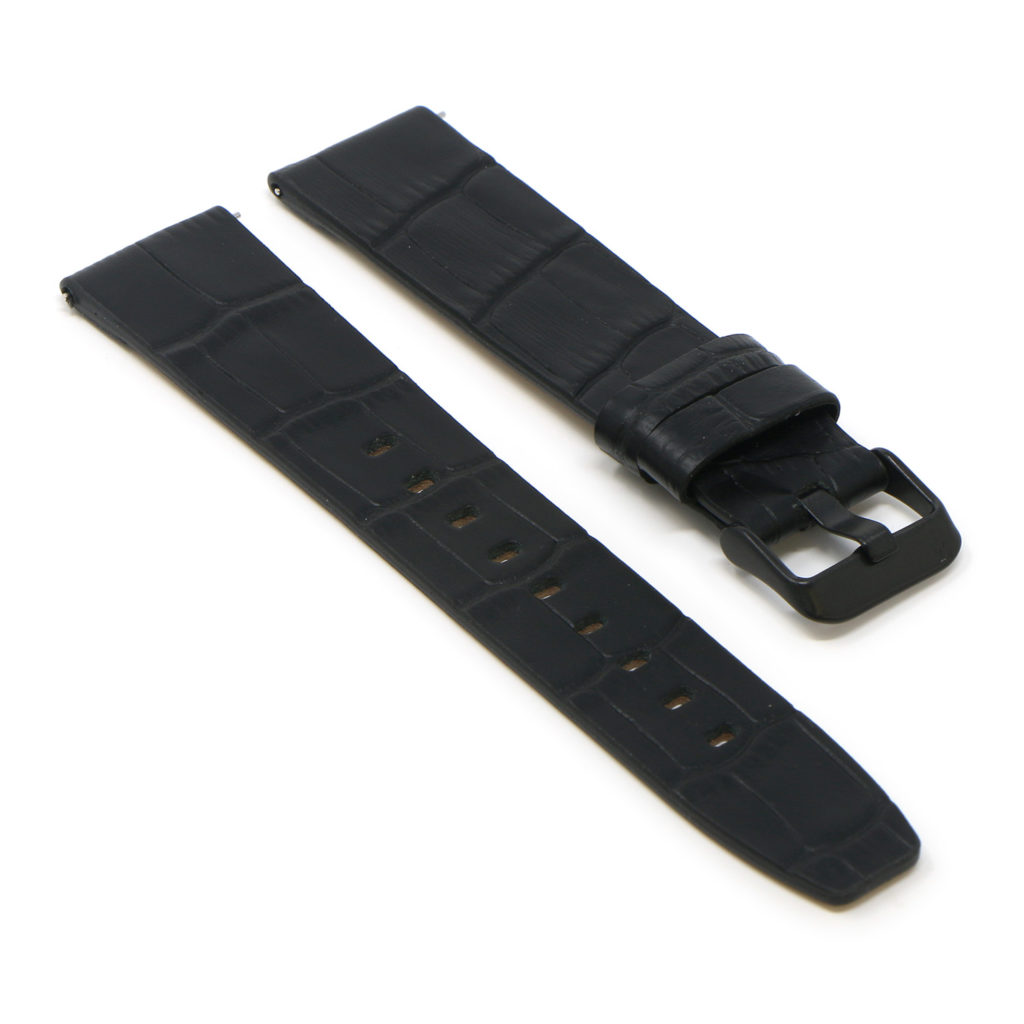 Croc Embossed Leather Strap For Fitbit Versa & Versa 2 | StrapsCo