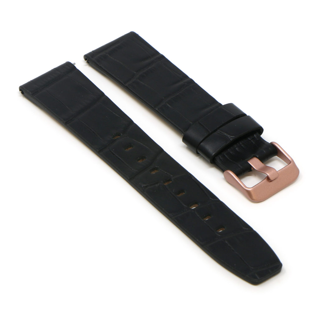 Croc Embossed Leather Strap For Fitbit Versa & Versa 2 | StrapsCo