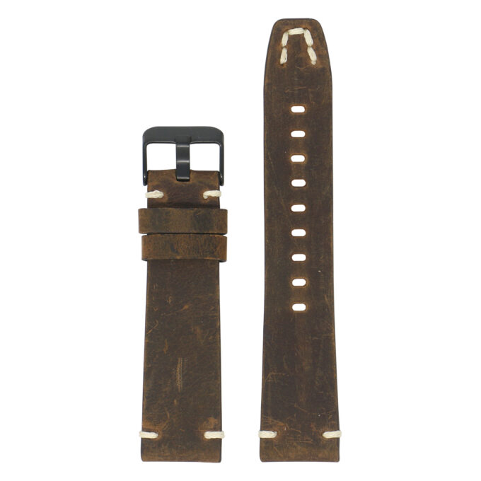 Lmx.fb.l26.2.mb Up Brown StrapsCo 23mm Vintage Hand Stitched Leather Watch Band Strap