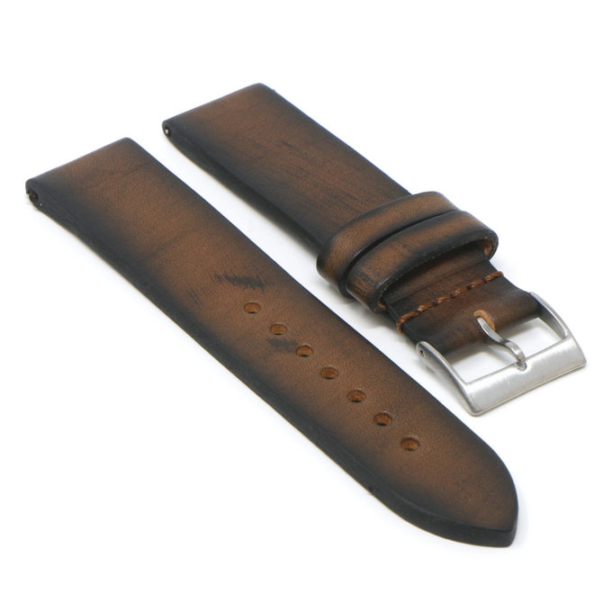 Ps1a.17 Main Brown DASSARI Premium Thick Vintage Leather Watch Band Strap