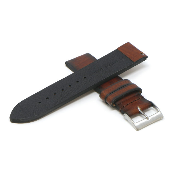 DASSARI Premium Thick Vintage Leather Strap For Fitbit Versa 3 | StrapsCo
