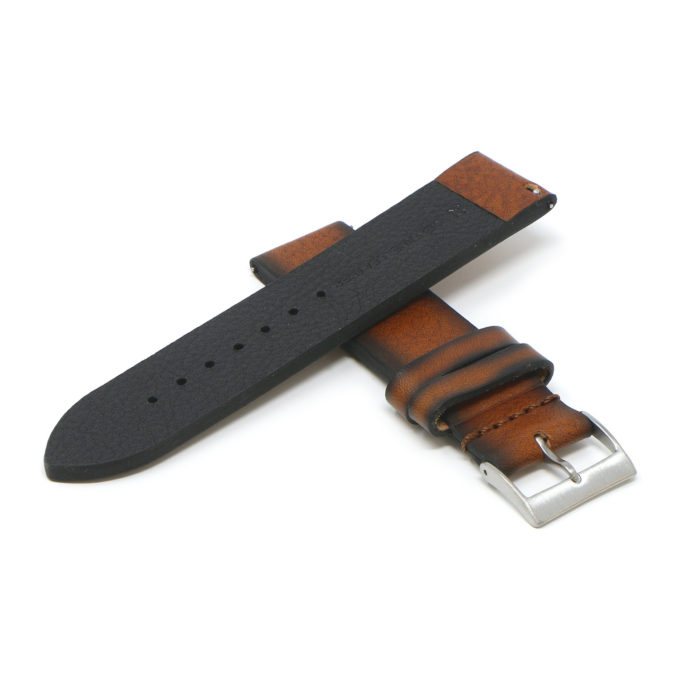 Ps1a.3 Cross Rust DASSARI Premium Thick Vintage Leather Watch Band Strap