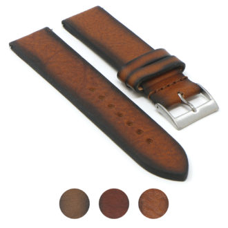 Ps1a.3 Gallery Rust DASSARI Premium Thick Vintage Leather Watch Band Strap