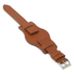 Db4.8 StrapsCo Rust Angle Military Leather Bund Watch Band Cuff Strap 18mm 20mm 22mm 24mm