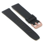 Fb.l24.1.rg Angle Black (Rose Gold Buckle) StrapsCo Textured Leather Watch Band Strap For Rose Fitbit Versa Versa 2 Lite