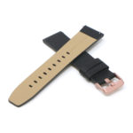 Fb.l24.1.rg Cross Black (Rose Gold Buckle) StrapsCo Textured Leather Watch Band Strap For Rose Fitbit Versa Versa 2 Lite