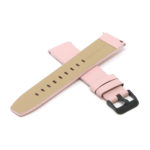 Fb.l24.13.mb Cross Pink (Black Buckle) StrapsCo Textured Leather Watch Band Strap For Black Fitbit Versa Versa 2 Lite
