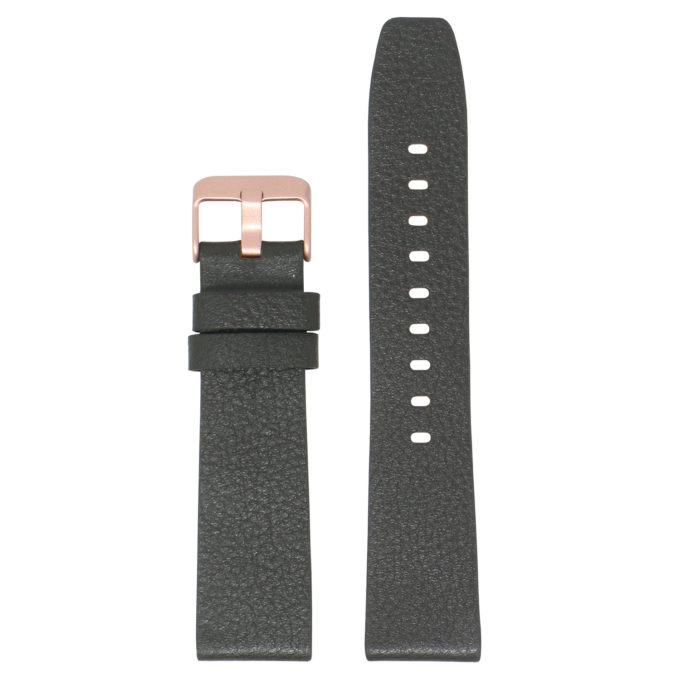 Fb.l24.2.rg Main Dark Brown (Rose Gold Buckle) StrapsCo Textured Leather Watch Band Strap For Rose Fitbit Versa Versa 2 Lite