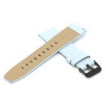 Fb.l24.5.mb Cross Sky Blue (Black Buckle) StrapsCo Textured Leather Watch Band Strap For Black Fitbit Versa Versa 2 Lite