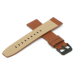 Fb.l24.8.mb Cross Brown (Black Buckle) StrapsCo Textured Leather Watch Band Strap For Black Fitbit Versa Versa 2 Lite