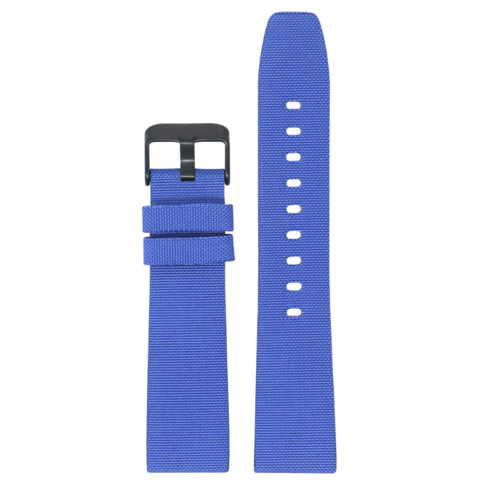 Fb.ny12.5a.mb Blue Up StrapsCo Nylon Watch Band Strap For Black Fitbit Versa Versa 2 Lite