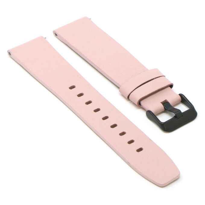 Lmx.fb.l24.13.mb Angle Pink (Black Buckle) StrapsCo 23mm Textured Leather Watch Band Strap Fits Luminox